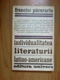 N4 Francisc Pacuraru - Individualitatea literaturii latino-americane