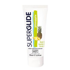 Superglide Pineapple - Lubrifiant pe Bază de Apă cu Gust Ananas, 75 ml