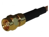 Conector SMC mufă mamă drept 50&Omega; pentru lipire și crimpare cablu
