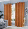 Draperie tip tesatura in cu inele auriu antic, Madison, 150x260 cm, densitate 700 g/ml, Ornella, 1 buc