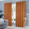 Draperie tip tesatura in cu inele auriu antic, Madison, 150x260 cm, densitate 700 g/ml, Ornella, 1 buc