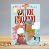 Felicitare - Pirate Ship | Louise Tiler Designs