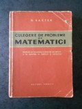 O. SACTER - CULEGERE DE PROBLEME DE MATEMATICI (1963)