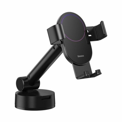 Baseus - Car Holder Simplism (SUYL-JY01) - Gravity Grip for Dashboard and Windshield - Black foto