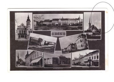 CP Dej, mozaic, ocupatia maghiara, circulata 1941, stare buna foto
