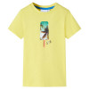 Tricou pentru copii, galben, 116 GartenMobel Dekor, vidaXL