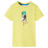 Tricou pentru copii, galben, 116 GartenMobel Dekor, vidaXL