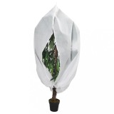 Protecție de fleece plante, cu fermoar, 70 g/m&sup2;, 3,14x2,5 m