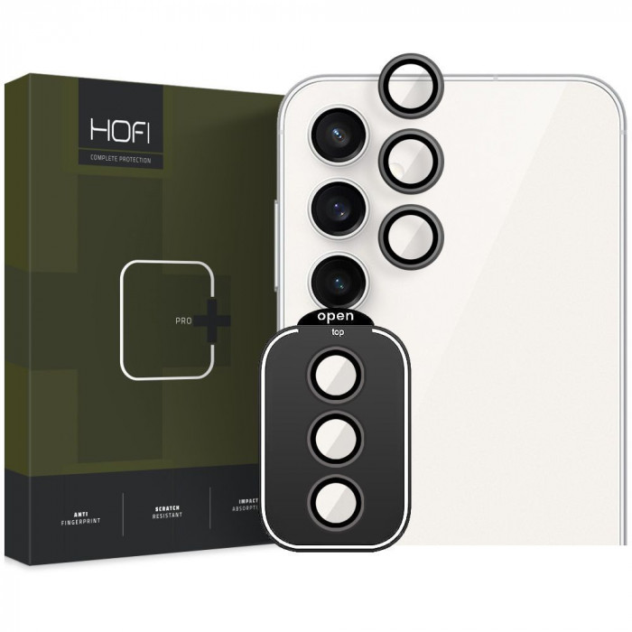 Folie de protectie camera Hofi Camring Pro+ pentru Samsung Galaxy S23 FE Negru