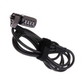 Cablu Securitate Laptop 1.9m, 5mm, Metalic, Flexibil, Negru