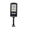 Lampa solara stradala Karemi, 150 LED, SMD, senzor miscare, telecomanda inclusa