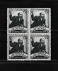 ROMANIA 1949 - A 25-A COMEMORARE A MORTII LUI V.I.LENIN, DANTELAT, BLOC - LP 250, Nestampilat