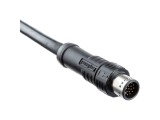 Conector M12 tată MPronto-12, 17 pini, 1,5A, 30V, cablu 2m