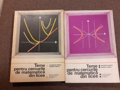 Gheorghe Rizescu, Eugenia Rizescu - Teme pentru cercurile matematice din licee (2 volume) foto