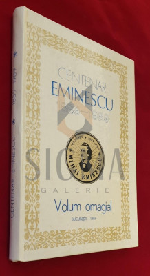 Centenar Eminescu 1889-1989 * Volum omagiar foto
