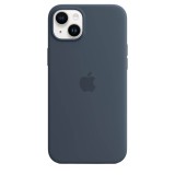 Husa de protectie Apple Silicone Case with MagSafe pentru iPhone 14 Plus, Storm Blue