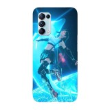 Husa compatibila cu Oppo A54 5G model Tifa Lockhart Final Fantasy, Silicon, TPU, Viceversa, Transparent, Carcasa