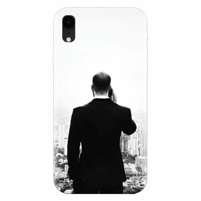 Husa silicon pentru Apple Iphone XR, Man In Suit foto