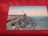 Cumpara ieftin CARTE POSTALA MAMAIA PLAJA EDITURA SOCEC CIRCULATA 1924