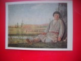 HOPCT 23551 CIOBANASUL ADORMIT-A G VENETIANOV 1780-1847 -RUSIA -MUZEE - CP PICTURA --NECIRCULATAMUNTII