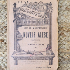NUVELE ALESE - GUY DE MAUPASSANT, 1930