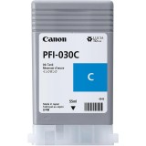 Cartus cerneala Canon PFI-030C, Cyan, capacitate 55ml, pentru Canon imagePROGRAF