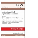 Legislatia privind organizarea judiciara. Cod 768. Actualizat la 28.11.2022 - Editura C.H. BECK