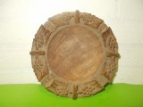 Cumpara ieftin Centru de masa - superba SCULPTURA in LEMN in tema viticola , suport , Israel