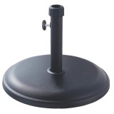 Suport baza pentru umbrele de gradina, din beton, 45 cm diametru, 16kg, negru Household NewTrend