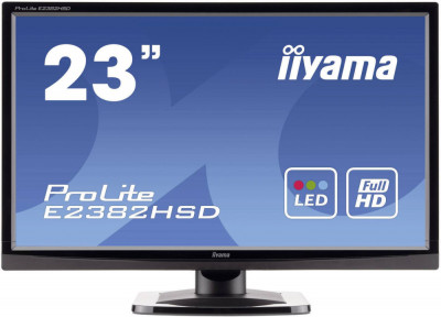 Monitor Second Hand Iiyama ProLite E2382HSD, 23 Inch Full HD, VGA, DVI NewTechnology Media foto