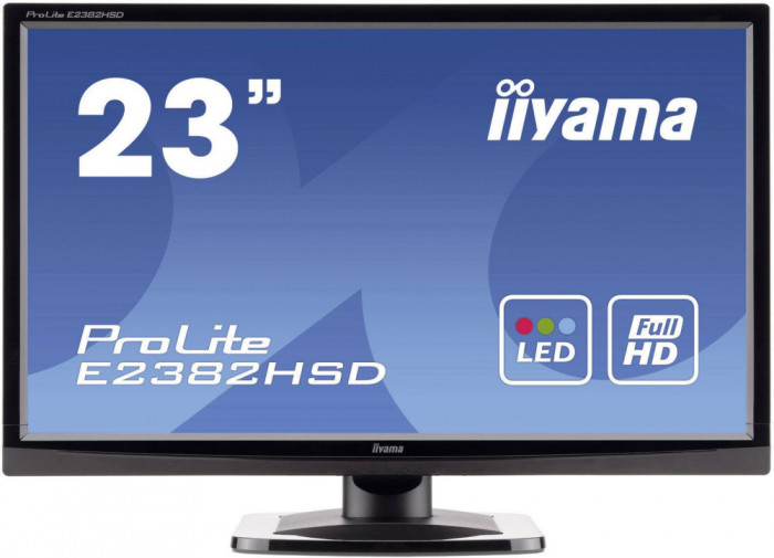 Monitor Second Hand Iiyama ProLite E2382HSD, 23 Inch Full HD, VGA, DVI NewTechnology Media