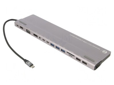&amp;quot;Sta&amp;Aring;&amp;pound;ie de andocare USB 3.0/3.1 Negru 100W 5Gbps&amp;quot; foto