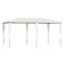 Gossi pavilion cu huse pentru stalpi, crem, 3x6x2,6 m, 160 g/m2