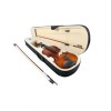 Vioara clasica Ideallstore 3/4, lemn, maro, toc, 2 arcusuri, incepatori, 10-14 ani, 55 cm
