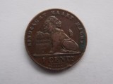 1 CENTIME 1907 BELGIA-flemish legend