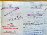H184-I-Raritate-Act militar Regimentul 92 Infanterie DECEBAL-03 Februarie 1936-Romania regalista document- Raport- Statul Major stare foarte buna.