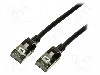 Cablu patch cord, Cat 6a, lungime 1.5m, U/FTP, LOGILINK - CQ9043S