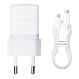 Incarcator Retea Cu Cablu Baseus Palm, 30W, 3A, 1 x USB-C, Alb P10111605213-01