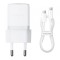 Incarcator Retea Cu Cablu USB-C Baseus Palm, 30W, 3A, 1 x USB-C, Alb P10111605213-01