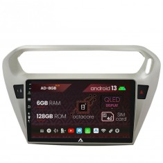 Navigatie Peugeot 301 Citroen C-Elysee, Android 13, B-Octacore 6GB RAM + 128GB ROM, 9 Inch - AD-BGB9006+AD-BGRKIT255