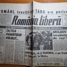 romania libera 21 mai 1992-moldova invadata de rusi,articol orasul macin