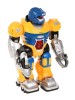 Robot de jucarie interactiv cu sunete si lumini Android New Power Warrior galben, Oem