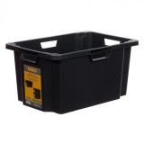 Cutie depozitare din plastic dur, Negru, 59.1x39.6x29.5 cm, Oem