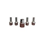 Set 4 prezoane antifurt M12x1.5 con rotund si cheie Automotive TrustedCars, Oem