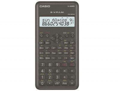 Calculator stiintific Casio FX-82MS-2, cu baterie, negru - RESIGILAT foto