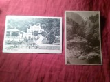 2 Ilustrate Herculane 1934 circulat , pliu central si RPR Libraria Noastra - Valea Cernei necirculat