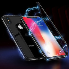 Bumper magnetic Iphone Xs Max - Negru foto