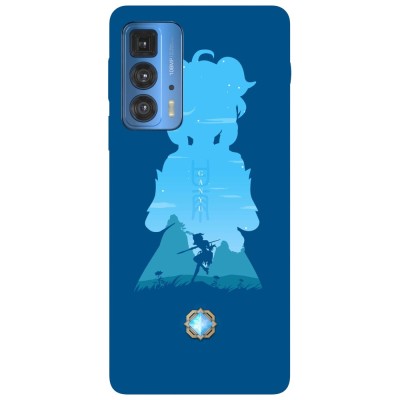 Husa compatibila cu Motorola Moto G22 model Genshin Impact Ganyu, Silicon, TPU, Viceversa foto