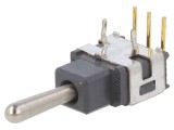 Comutator Basculant SPDT 3 Pini (ON)-OFF-(ON) 0.1A 28VAC