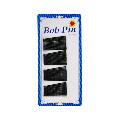 Set 60 agrafe de par, Bob Pin, ondulate, negre foto